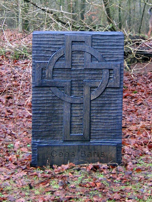 reich verzierte Eiche Keltische Kreuze made by Bildhauer und Holzschnitzer