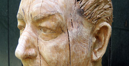 wooden portrait busts as an alternative to bronze